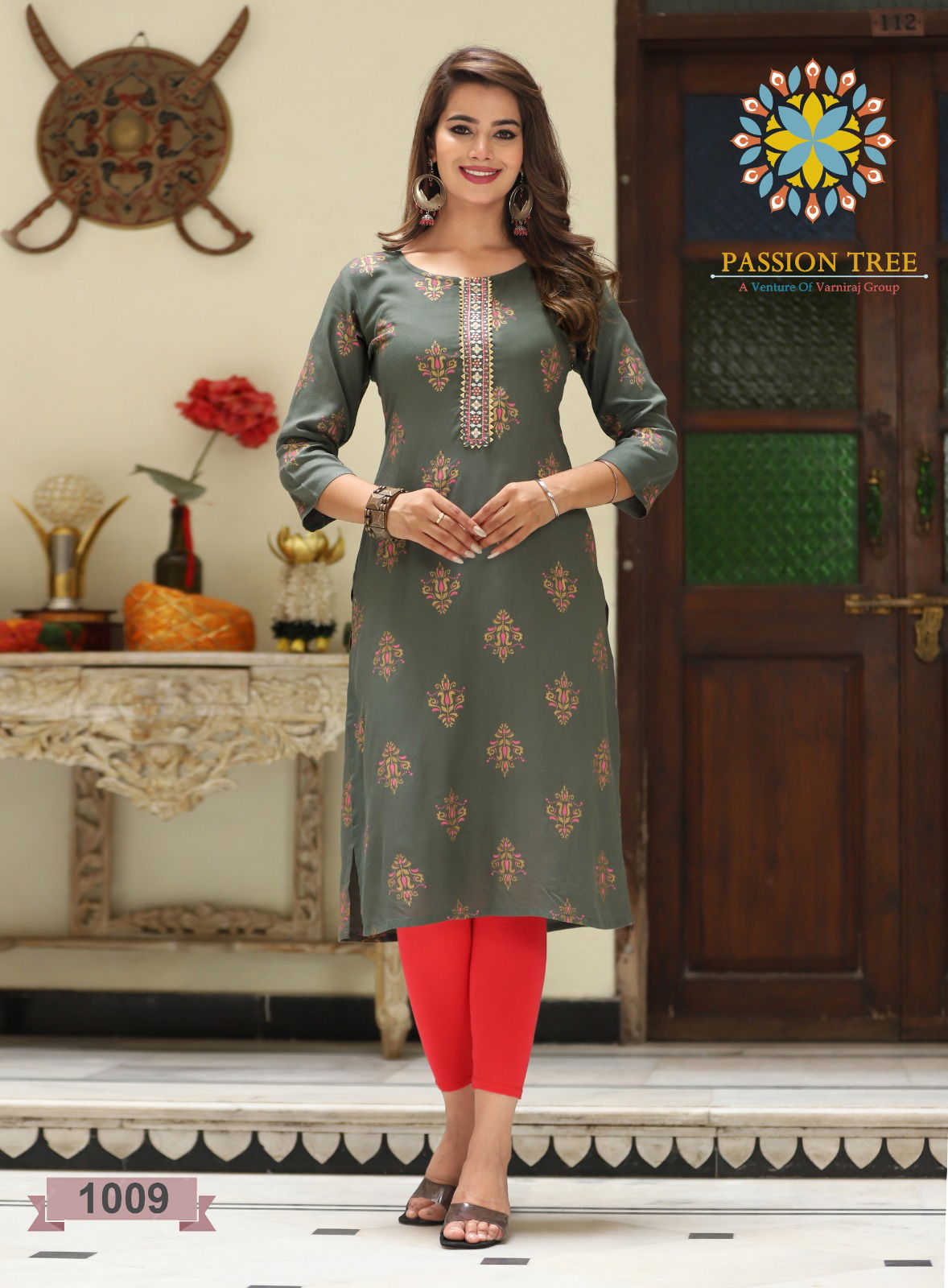 Albeli Vol 1 By Passion Tree Embroidery Printed Designer Kurtis

